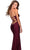 La Femme - 28593SC Metallic Sleeveless Prom Dress Evening Dresses 0 / Dark Berry