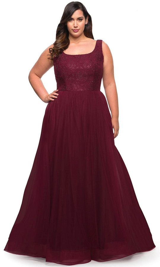 La Femme 29070 - Scoop Neck A-Line Prom Dress