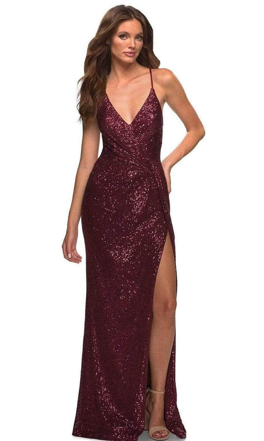 La Femme 29438SC - Sequin Detailed Evening Gown