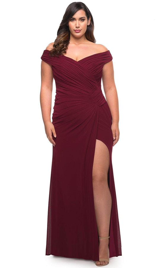 La Femme 29722 - Faux Wrap Prom Dress