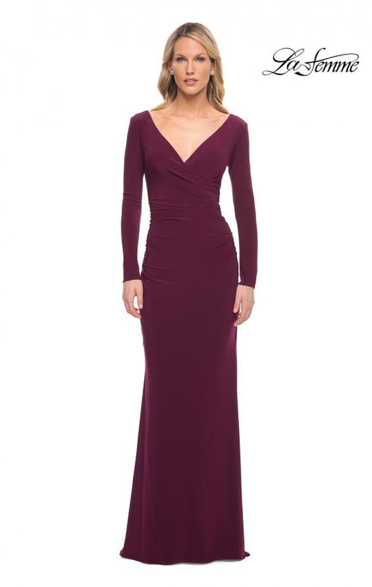 La Femme - 29924 Fitted Sheath Evening Dress
