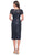 La Femme 30043 - Intricate Sequin Pattern Short Sleeve Dress Cocktail Dresses