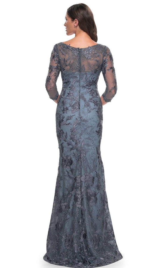 La Femme 30130 - V-Neck Sheath Formal Dress