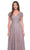 La Femme 30168 - V-Neck A-Line Formal Dress Evening Dresses