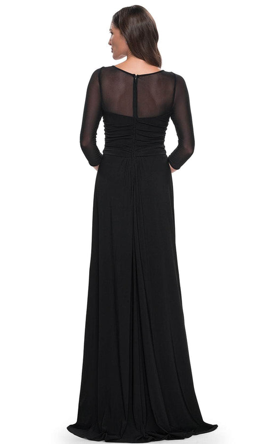 La Femme 30230 - Illusion Sheath Formal Dress