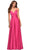 La Femme 30616SC - Wrap Satin Evening Dress Prom Dresses