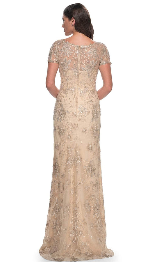 La Femme 30798 - Beaded Lace Evening Dress