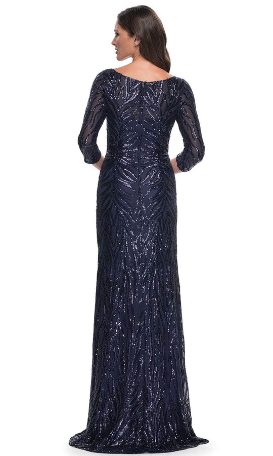 La Femme 30807 - Fitted Bateau Formal Dress