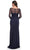La Femme 30808 - Rhinestone Ruched Formal Dress Mother of the Bride Dresses