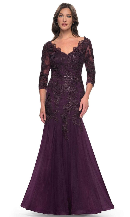 La Femme 30823 - Mermaid Tulle Evening Dress
