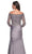 La Femme 30853SC - Quarter Sleeve Trumpet Formal Dress Mother of the Bride Dresses 18 / Champagne