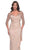 La Femme 31011 - Illusion Satin Evening Gown Evening Dresses