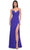 La Femme 31151 - Ruched Bodice Prom Dress Special Occasion Dress 00 / Royal Blue