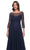 La Femme 31235 - Embroidered Embellished A-line Evening Gown Mother of the Bride Dresses