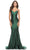La Femme 31295SC - Lace-Up Back Jersey Evening Dress Evening Dresses 10 / Royal Blue