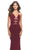 La Femme 31334SC - Cut Out Deep V-Neck Prom Dress Prom Dresses
