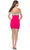 La Femme 31465 - Rhinestone Deep V-Neck Cocktail Dress Cocktail Dresses