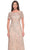 La Femme 31639 - Short Sleeve Beaded Long Dress Mother of the Bride Dresses
