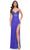 La Femme 31701 - Illusion Corset Rhinestone Prom Gown Evening Dresses 00 / Royal Blue