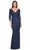 La Femme 31721 - Beaded Lace Evening Dress Evening Dresses 4 / Navy