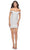 La Femme 31727 - Fringe Sequin Cocktail Dress Cocktail Dresses 00 / White