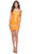 La Femme 31732 - Sequin V-Neck Cocktail Dress Cocktail Dresses 00 / Orange