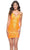 La Femme 31732 - Sequin V-Neck Cocktail Dress Cocktail Dresses