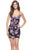 La Femme 31759 - V-Neck Floral Sequin Cocktail Dress Cocktail Dresses