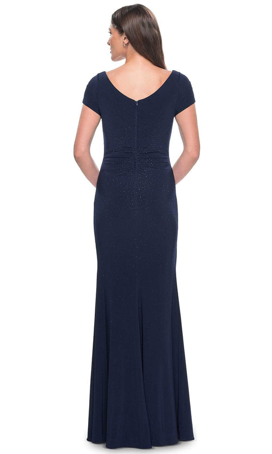 La Femme 31773 - Bateau Rhinestone Formal Dress