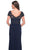 La Femme 31805 - Short Sleeve Ruched Detailed Evening Dress Evening Dresses