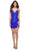 La Femme 31831 - Beaded Sheath Cocktail Dress Cocktail Dresses 00 / Royal Blue