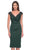 La Femme 31839 - Leaf Knee-Length Formal Dress Holiday Dresses