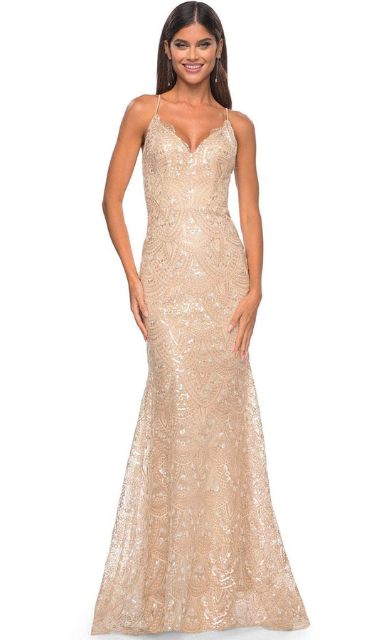 La Femme 31865 - Sequin Mermaid Prom Dress