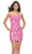 La Femme 31873 - Pattern Sequin Cocktail Dress Cocktail Dresses