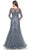 La Femme 31887 - V-Neck Beaded Formal Dress Mother of the Bride Dresses