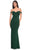 La Femme 31914 - Ruched Jersey Prom Dress Special Occasion Dress 00 / Dark Emerald