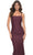 La Femme 31919 - Straight-Across Jersey Prom Dress Evening Dresses