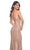 La Femme 31929 - Beaded Net Tie-Open Back Prom Dress Evening Dresses