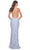 La Femme 31944 - V-Neck Leaf Sequin Prom Dress Evening Dresses
