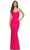 La Femme 31945 - Rhinestone Detailed Prom Dress Prom Dresses 00 / Strawberry