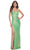 La Femme 31965 - Sequin Corset Prom Dress Special Occasion Dress 00 / Neon Green