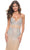 La Femme 32007 - V-Neck Rhinestone Embellished Prom Dress Evening Dresses