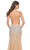 La Femme 32007 - V-Neck Rhinestone Embellished Prom Dress Evening Dresses