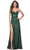 La Femme 32011 - Rhinestone Jersey Prom Dress Prom Dresses 00 / Dark Emerald
