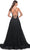 La Femme 32022 - Plunging Neckline Embroidered Prom Dress Prom Dresses