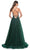 La Femme 32022 - Plunging Neckline Embroidered Prom Dress Prom Dresses