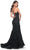 La Femme 32033 - Beaded Appliqued Mermaid Prom Dress Prom Dresses