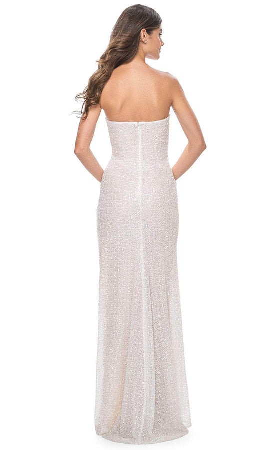La Femme 32045 - Strapless Sequined Prom Dress