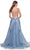 La Femme 32057 - Open Back Applique Embellished Prom Gown Prom Dresses