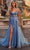 La Femme 32057 - Open Back Applique Embellished Prom Gown Prom Dresses